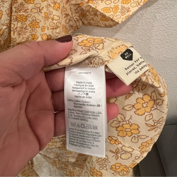 MADEWELL Floral Short Sleeve Wrap Dress - Picture 8 of 8